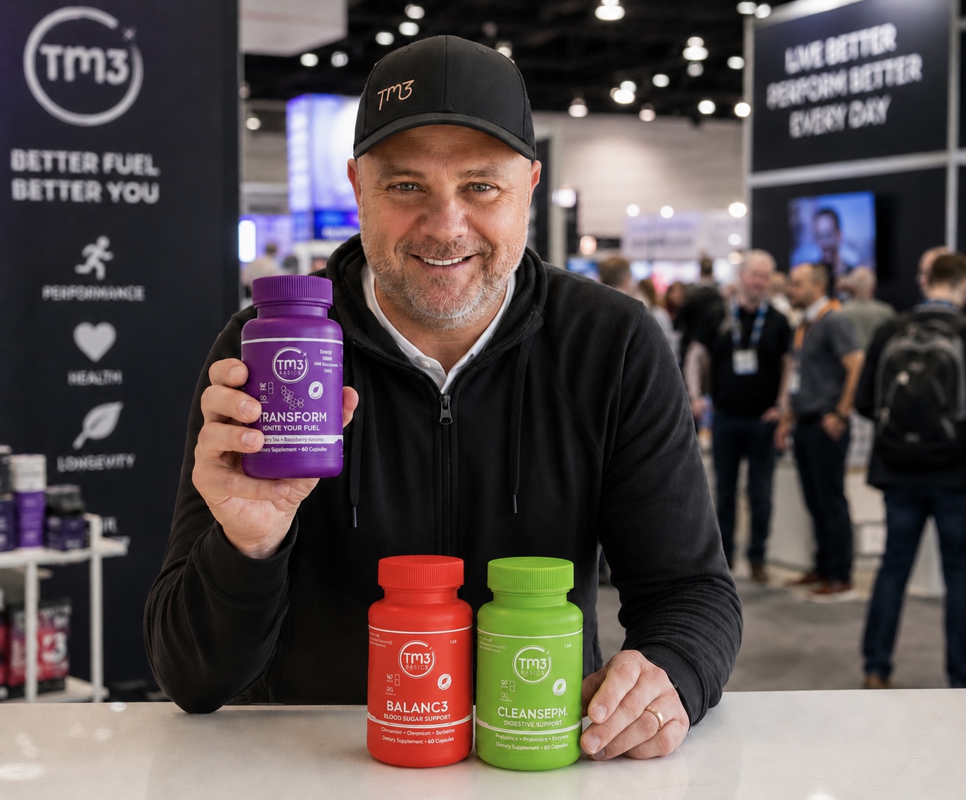 Jonathan Brister, TM3 Independent Consultant with TM3 products